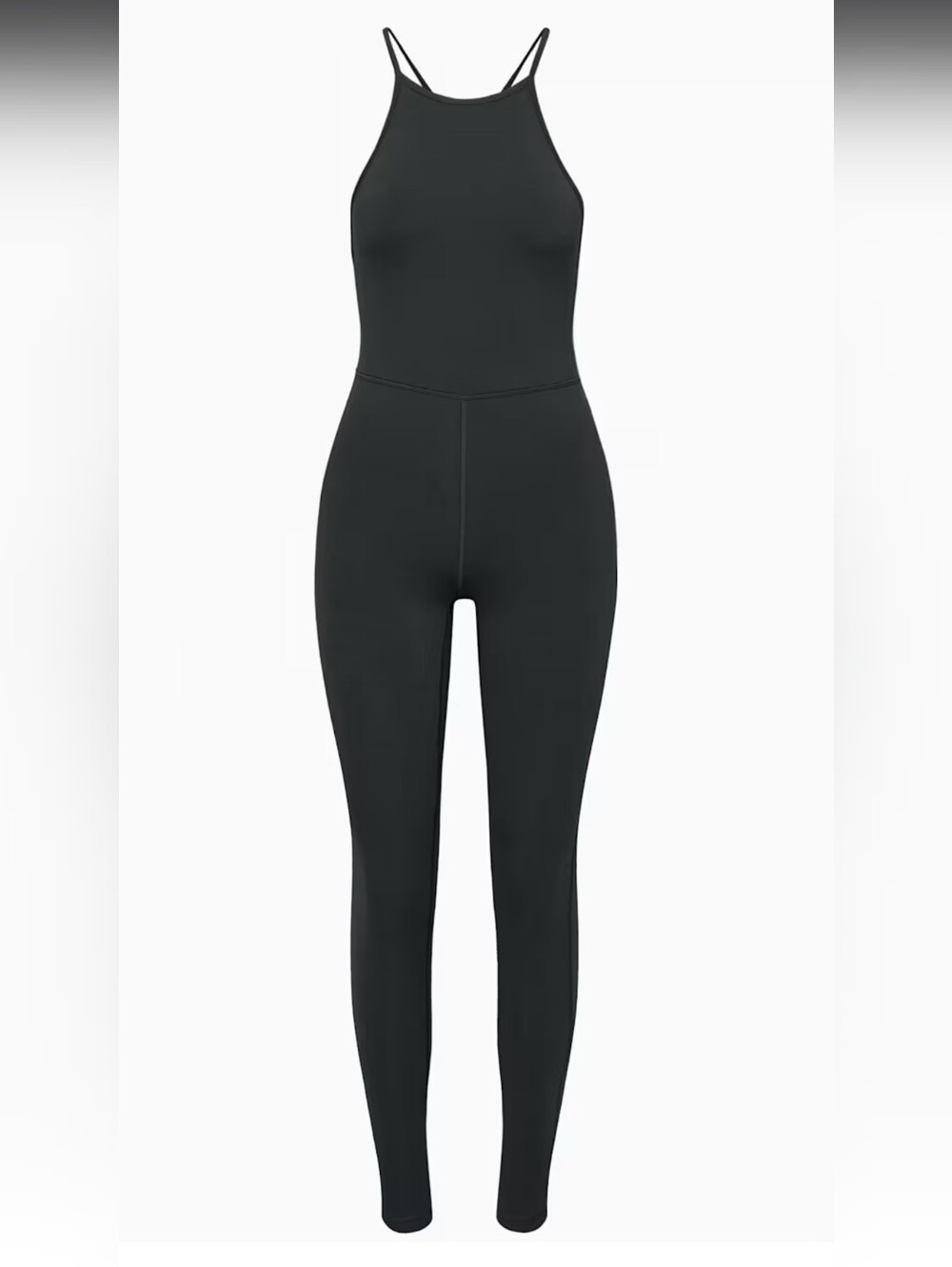Nwt Wilfred Sleek Black Halter Criss Cross Back Size XL Jumpsuit.